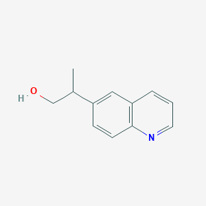 2-Quinolin-6-ylpropan-1-ol
