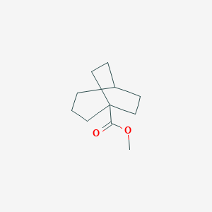 molecular formula C11H18O2 B2563156 Methyl bicyclo[3.2.2]nonane-1-carboxylate CAS No. 194343-58-3