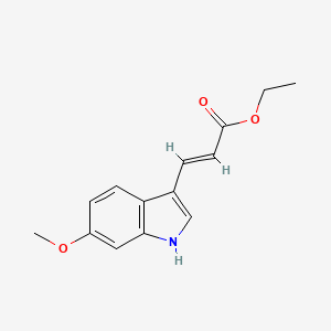 3-(6-Methoxy-1H-indol-3-yl)-acrylic acid ethyl ester