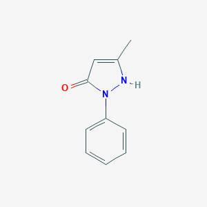 molecular formula C10H10N2O B025632 3-甲基-1-苯基-1H-吡唑-5-醇 CAS No. 19735-89-8