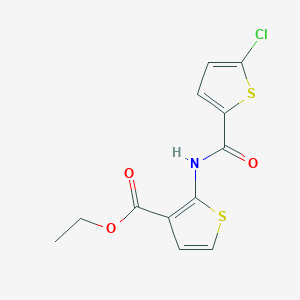 Ethyl 2-(5-chlorothiophene-2-carboxamido)thiophene-3-carboxylate