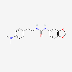 1-(Benzo[d][1,3]dioxol-5-yl)-3-(4-(dimethylamino)phenethyl)urea