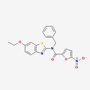 N-benzyl-N-(6-ethoxybenzo[d]thiazol-2-yl)-5-nitrofuran-2-carboxamide