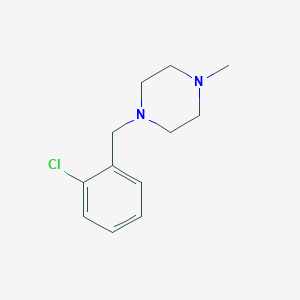 molecular formula C12H17ClN2 B2563255 1-(2-Chlorobenzyl)-4-methylpiperazine CAS No. 414892-32-3