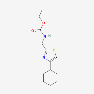 Ethyl ((4-cyclohexylthiazol-2-yl)methyl)carbamate