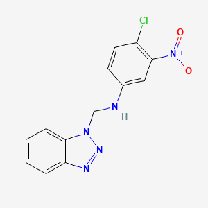 N-(1H-benzotriazol-1-ylmethyl)-4-chloro-3-nitroaniline