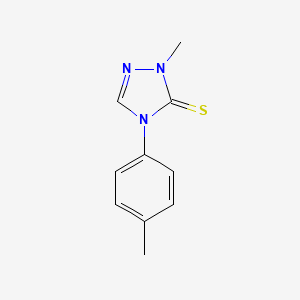 molecular formula C10H11N3S B2563266 2-methyl-4-(4-methylphenyl)-2,4-dihydro-3H-1,2,4-triazole-3-thione CAS No. 478247-44-8