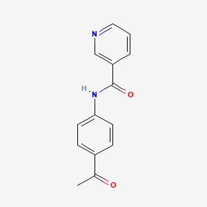 molecular formula C14H12N2O2 B2563299 N-(4-acetylphenyl)nicotinamide CAS No. 75075-22-8