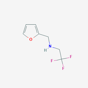 2,2,2-trifluoro-N-(furan-2-ylmethyl)ethanamine