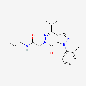2-(4-isopropyl-7-oxo-1-(o-tolyl)-1H-pyrazolo[3,4-d]pyridazin-6(7H)-yl)-N-propylacetamide