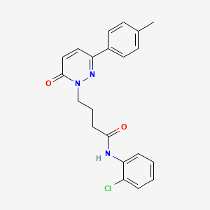 N-(2-chlorophenyl)-4-(6-oxo-3-(p-tolyl)pyridazin-1(6H)-yl)butanamide