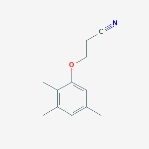 molecular formula C12H15NO B2563350 3-(2,3,5-Trimethylphenoxy)propanenitrile CAS No. 3649-04-5