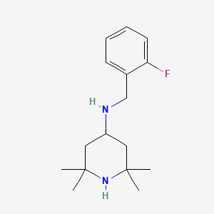 (2-Fluoro-benzyl)-(2,2,6,6-tetramethyl-piperidin-4-yl)-amine