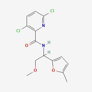 3,6-Dichloro-N-[2-methoxy-1-(5-methylfuran-2-YL)ethyl]pyridine-2-carboxamide