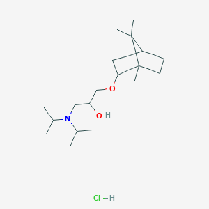 1-(Diisopropylamino)-3-((1,7,7-trimethylbicyclo[2.2.1]heptan-2-yl)oxy)propan-2-ol hydrochloride