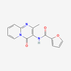 molecular formula C14H11N3O3 B2563417 N-(2-methyl-4-oxopyrido[1,2-a]pyrimidin-3-yl)furan-2-carboxamide CAS No. 897616-51-2