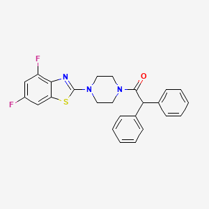 1-(4-(4,6-Difluorobenzo[d]thiazol-2-yl)piperazin-1-yl)-2,2-diphenylethanone