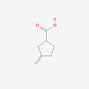 molecular formula C7H10O2 B2563422 3-Methylenecyclopentanecarboxylic acid CAS No. 31775-00-5