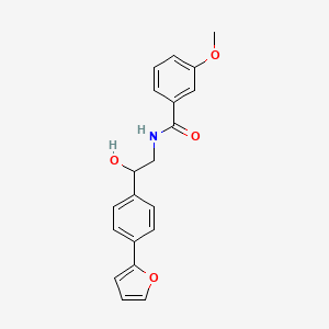 N-{2-[4-(furan-2-yl)phenyl]-2-hydroxyethyl}-3-methoxybenzamide