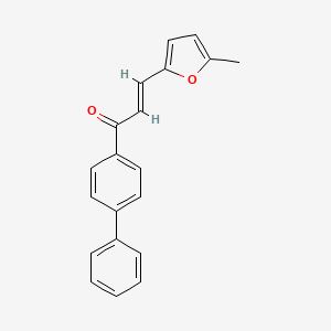 (E)-3-(5-methylfuran-2-yl)-1-(4-phenylphenyl)prop-2-en-1-one