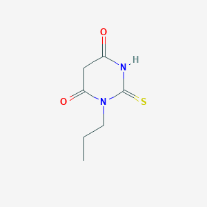 molecular formula C7H10N2O2S B2563511 1-丙基-2-硫代亚磺酰基-1,3-二氮杂环-4,6-二酮 CAS No. 65959-98-0