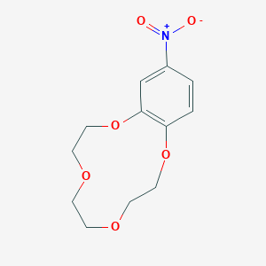 molecular formula C12H15NO6 B2563513 4'-Nitrobenzo-12-crown-4 CAS No. 78554-67-3