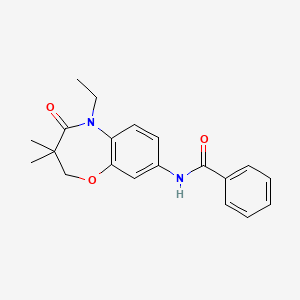 N-(5-ethyl-3,3-dimethyl-4-oxo-2,3,4,5-tetrahydrobenzo[b][1,4]oxazepin-8-yl)benzamide