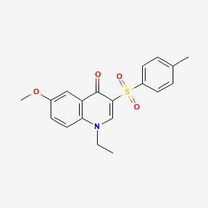 molecular formula C19H19NO4S B2563574 1-ethyl-6-methoxy-3-tosylquinolin-4(1H)-one CAS No. 899214-80-3