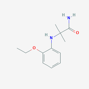 molecular formula C12H18N2O2 B256362 2-(2-Ethoxyanilino)-2-methylpropanamide 