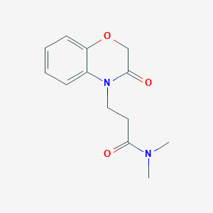 N,N-dimethyl-3-(3-oxo-3,4-dihydro-2H-1,4-benzoxazin-4-yl)propanamide