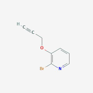molecular formula C8H6BrNO B2563662 2-Bromo-3-(prop-2-yn-1-yloxy)pyridine CAS No. 1488558-53-7