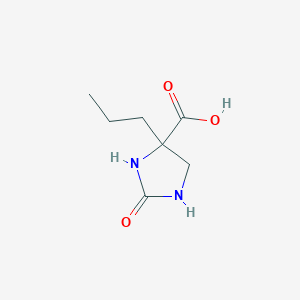 2-Oxo-4-propylimidazolidine-4-carboxylic acid