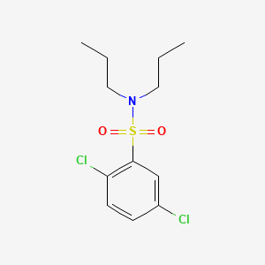 molecular formula C12H17Cl2NO2S B2563698 2,5-dichloro-N,N-dipropylbenzenesulfonamide CAS No. 446308-92-5