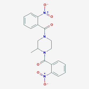 2-Methyl-1,4-bis(2-nitrobenzoyl)piperazine