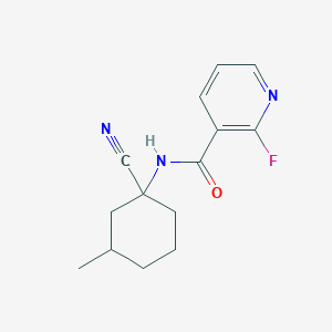 N-(1-cyano-3-methylcyclohexyl)-2-fluoropyridine-3-carboxamide