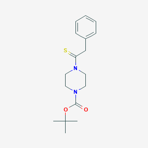 Tert-butyl 4-(2-phenylethanethioyl)piperazine-1-carboxylate
