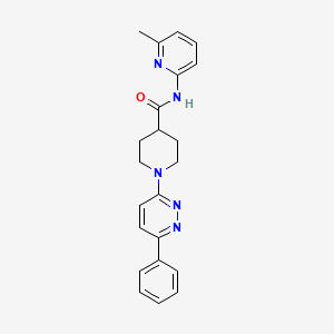 N-(6-methylpyridin-2-yl)-1-(6-phenylpyridazin-3-yl)piperidine-4-carboxamide