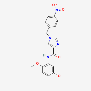 N-(2,5-dimethoxyphenyl)-1-(4-nitrobenzyl)-1H-imidazole-4-carboxamide