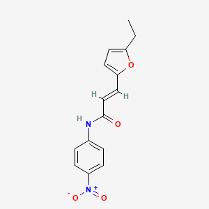 (E)-3-(5-ethylfuran-2-yl)-N-(4-nitrophenyl)acrylamide