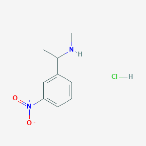 N-methyl-N-[1-(3-nitrophenyl)ethyl]amine hydrochloride