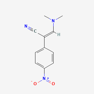 (Z)-3-(dimethylamino)-2-(4-nitrophenyl)-2-propenenitrile