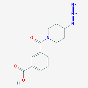 3-(4-Azidopiperidine-1-carbonyl)benzoic acid