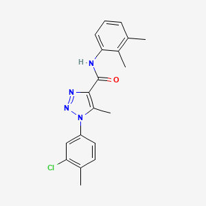 1-(3-chloro-4-methylphenyl)-N-(2,3-dimethylphenyl)-5-methyl-1H-1,2,3-triazole-4-carboxamide