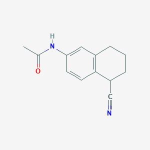 N-(5-cyano-5,6,7,8-tetrahydronaphthalen-2-yl)acetamide