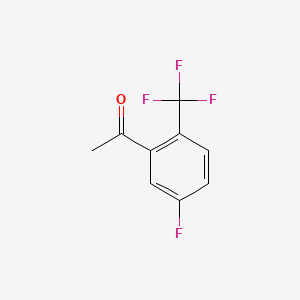 molecular formula C9H6F4O B2563928 5'-Fluoro-2'-(trifluoromethyl)acetophenone CAS No. 243863-39-0