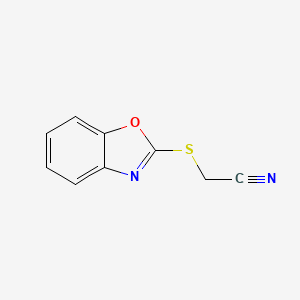 2-(1,3-Benzoxazol-2-ylsulfanyl)acetonitrile