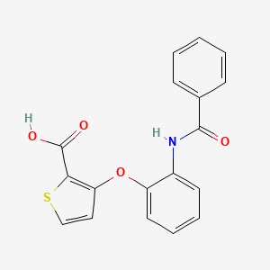 3-[2-(Benzoylamino)phenoxy]-2-thiophenecarboxylic acid