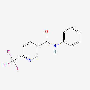 molecular formula C13H9F3N2O B2564041 N-phenyl-6-(trifluoromethyl)nicotinamide CAS No. 1092346-18-3