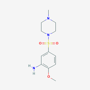 2-Methoxy-5-[(4-methylpiperazin-1-yl)sulfonyl]aniline