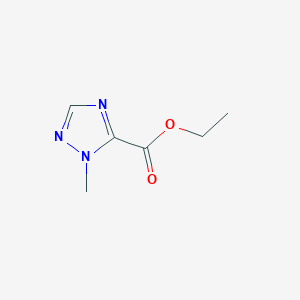 molecular formula C6H9N3O2 B2564097 ethyl 1-methyl-1H-1,2,4-triazole-5-carboxylate CAS No. 106535-31-3